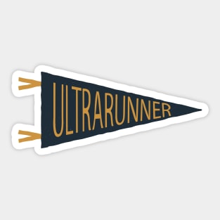 Ultrarunner Pennant Sticker